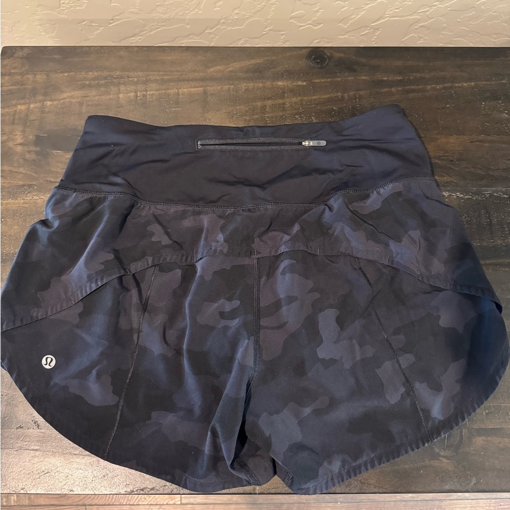 Camo Lululemon shorts